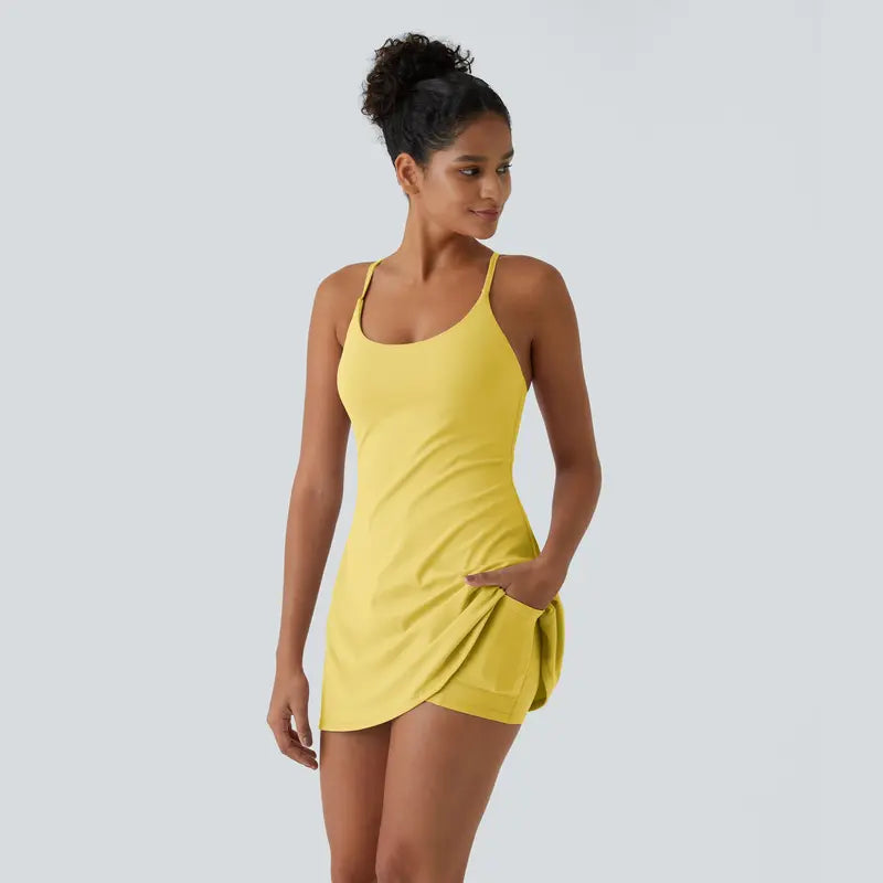 WarmFridays™ Backless Active Dress